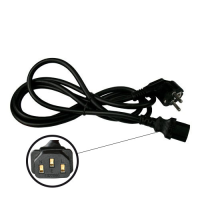 Netzkabel mit IEC-Connector, weiblich, Schuko-Stecker,...