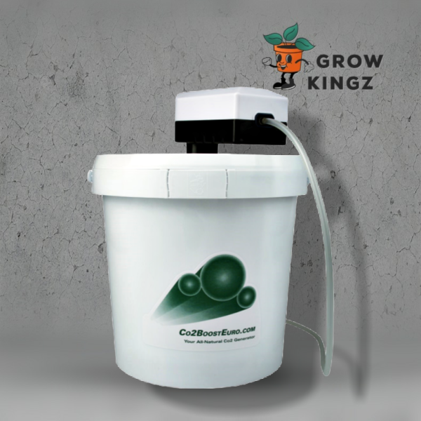 CO2 Boost, mit Eimer und Pumpe
