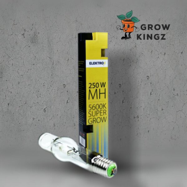 Elektrox SUPER GROW MH 250W Wuchs Metallhalogenlampe Pflanzenlampe E40 Fassung