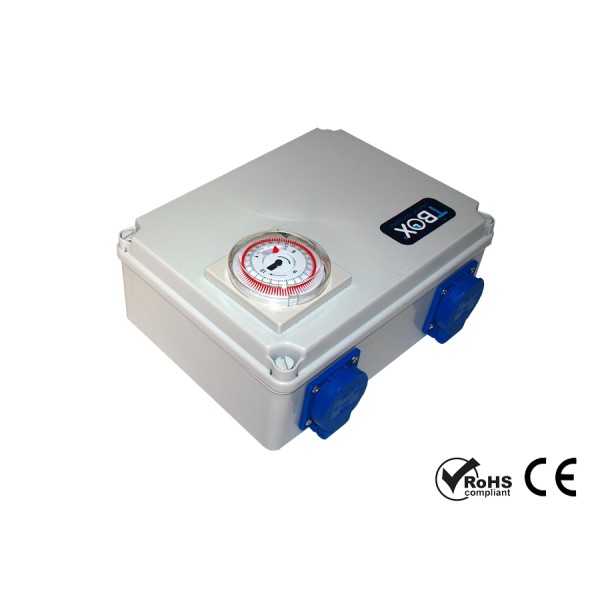 Tempo Box TBOX 4, Zeitschaltuhr, 230 V, max. Leistung 2520 W pro Anschluss, IP20