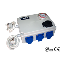 Tempo Box TBOX 8H, Zeitschaltuhr mit Heizsteckdose, 230...