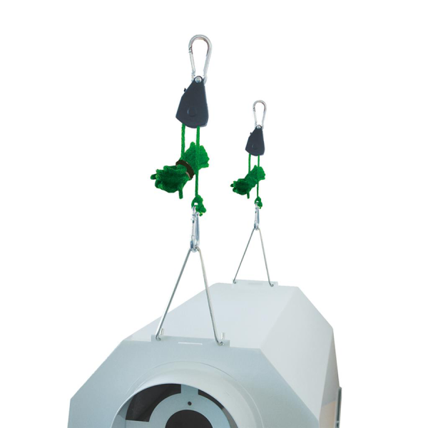 LUMii Rope Ratchet bis 40 kg, 2,4 m Seillänge, 2 Stk je Pckg light hanger