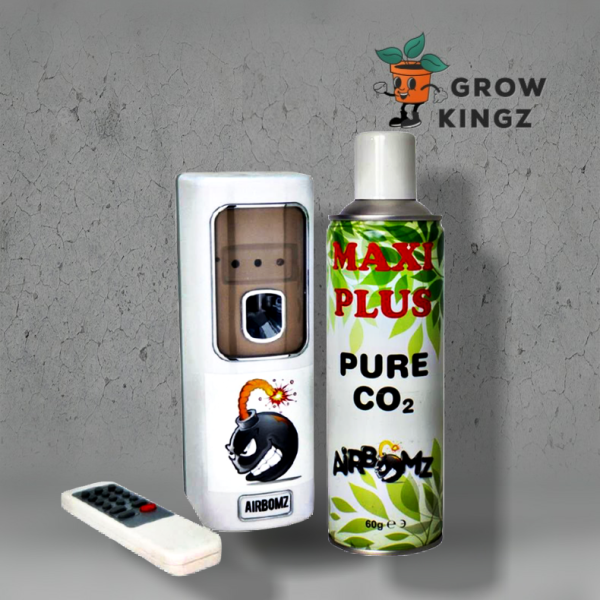 Airbomz CO2 Spender, mit Lichtsensor, Maxi CO2 Can