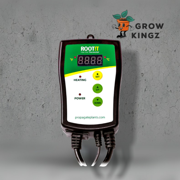 ROOT!T Thermostat für Heizmatten, franz. Steckdose CEE 7/5 (Typ E)
