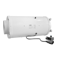 RAM EC Rohrventilator, schallgedämmt, 150 mm,...
