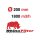 Rhino Pro 1800m3/h Flansch ø=200, H=1000 mm ca. 18kg