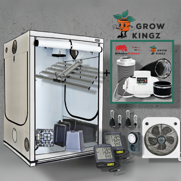 Homebox 150x150x220 cm Growbox Set LED GCx25 750W