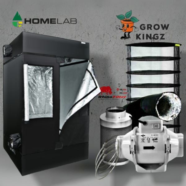 Homebox DryBox Set HomeLab 120 120x120x200 inkl. Trockennetz