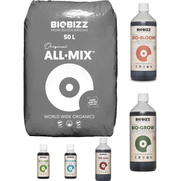 Biobizz Allmix 50L mit Dünger komplett