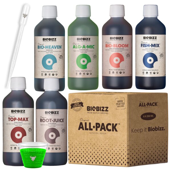Biobizz Allpack Outdoor 500ml mit Pipette und Messbecher